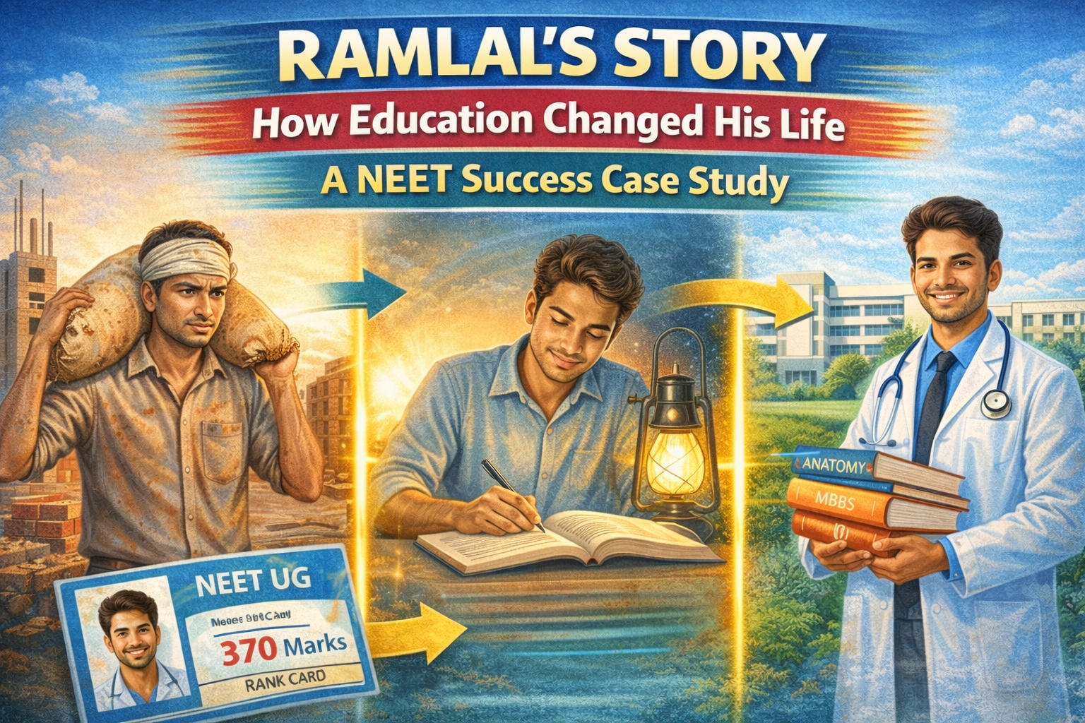 Ramlal’s story: How Education Changed His Life — A NEET Success Case Study